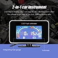 thumbnail image 5 of Efficient Car Instrument: 2-in-1 LCD Digital Fuel Level Gauge Voltmeter - Universal Instrument for Car, Truck, SUV, RV - Compatible with 9-36V Vehicles, 5 of 7