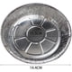 thumbnail image 2 of 50 Piezas Bandeja de Papel de Aluminio Redonda de 6 Pulgadas, Bandejas Redondas de Aluminio Desechables Caja de Lata de Papel de Aluminio a Prueba de Aceite, Bandejas de Papel para Hornear, Cocinar, H, 2 of 5