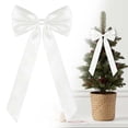 thumbnail image 2 of Clearance Under $1 Satin Bow Ornament, Pre Tied Decorative Bow for Tree and Wreath, 2 of 4