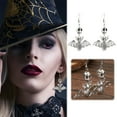 thumbnail image 2 of Halloween Earrings Unique Acrylic Bat Earrings Jewelry for Women Party Accessories Exaggerated Style for Festive Occasions, 2 of 6