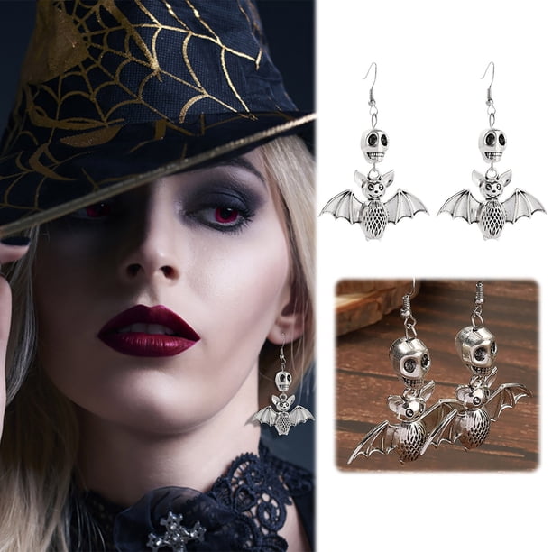 WILLBEST Paquete De Aretes Mujer Pendientes Temáticos Pendientes Acrílicos Únicos Pendientes Pendientes De Murciélago Joyas Para Mujer Accesorios De Exageración De Fiesta