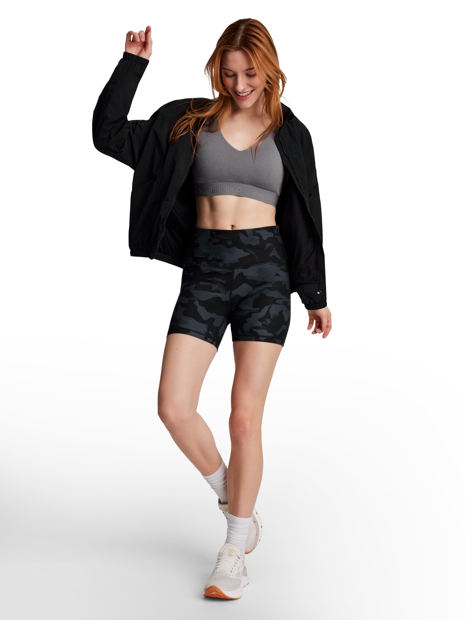 Reebok Women's Everyday High Rise Bike Short, 5" Inseam, Sizes XS-XXXL