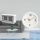 thumbnail image 2 of Reloj De Pared Moderno Y Silencioso Con Tapa Para Escritorio, Con Números Decorativos De Gran Tamaño Para El Hogar, La Oficina, El Dormitorio, La Escuela, La Sala De Estudio, El Comedor, La, 2 of 8