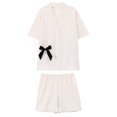 thumbnail image 3 of Pijamas De Mujer con Patrón De Oso,Pijamas De Mujer con Patrón De Oso Conjunto De Ropa De Dormir para Mujer Traje De Pijama para Mujer Construcción Robusta, 3 of 13