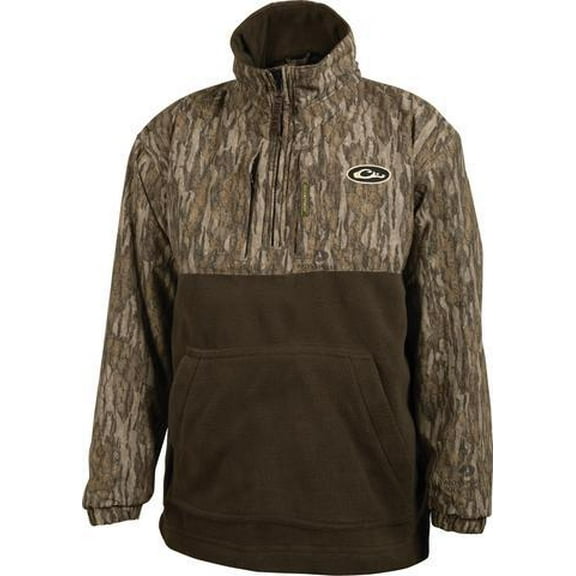 Drake Waterfowl MST Youth Eqwader 1/4 Zip - Mossy Oak Bottomland