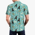 thumbnail image 5 of Rocae Cute Dog for Men's Short Sleeve Polo Shirt, Quick Drying Performance Moisture Wicking Sports Men's Golf Shirt Large, 5 of 9