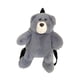 thumbnail image 4 of Mochila de oso de peluche Yinane para estudiantes adultos color gris, 4 of 8