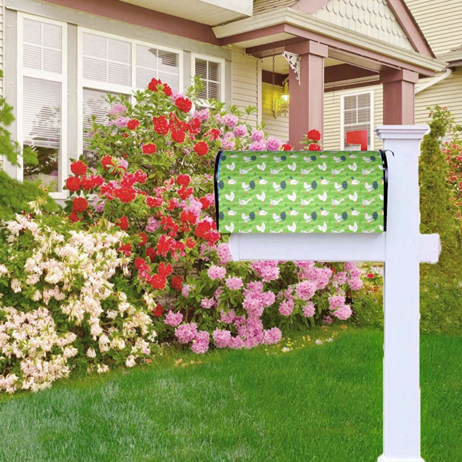 Kdxio Magnetic Mailbox Cover 25.5x21 in Mailbox Cover Outdoor Decoration Holiday Mailbox Covers for Home Garden Yard-25.5x21 in