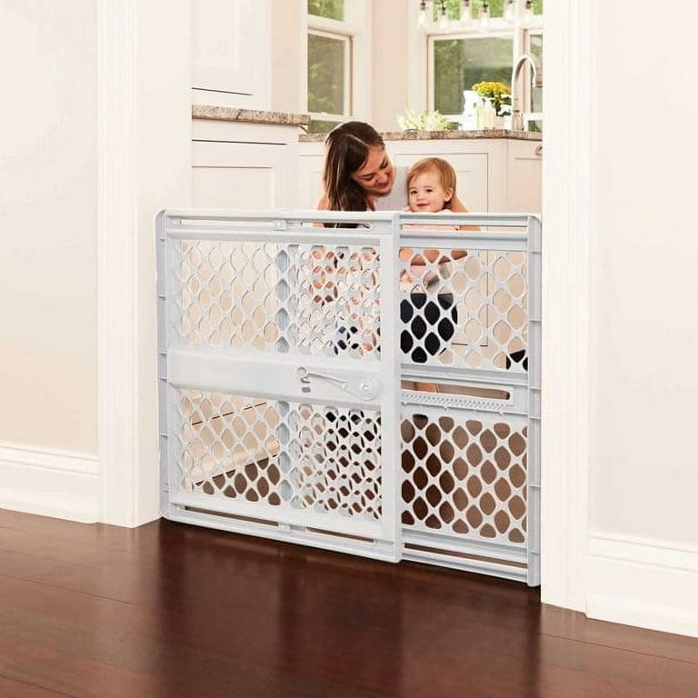 North States Gray 26 in. H X 26-42 in. W Plastic Child Safety Gate North States Gray 26 in. H X 26-42 in. W Plastic Child Safety Gate