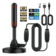 thumbnail image 1 of Antena De Tv Digital Hdtv 1080p Para Interiores Antena Hd 4k Con Amplificador De Señal Magnetismo Xtellar negro, 1 of 4