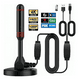 thumbnail image 1 of Antena De Tv Digital Hdtv 1080p Para Interiores Antena Hd 4k Con Amplificador De Señal Magnetismo Xtellar negro, 1 of 4