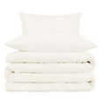 thumbnail image 4 of BNM 800 TC Cotton Blend Duvet Cover Set, King/ California King, Ivory, 4 of 4