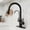 Matte Black, variant on APPASO 2 in 1 Kitchen Faucet, 3 Way Drinking Water Sink Faucets with Pull Down Sprayer 3 Water Modes (Without Water Filtration Device)