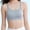 Gray, variant on Purcolt Girls Sports Training Bra Kids Seamless Cotton Spaghetti Strap Dance Yoga Bralettes Crop Tops Everyday Bra, 9-15 Years