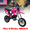 00 (Pink), variant on Floseru 49cc Kids Dirt Bike, 2-Stroke Gas Power Motocross, Off Road Mini Motorcycle, Children Pocket Motorbike with Front Rear Disc Brakes & Handlebar Switch & Off-Road Tires