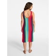 thumbnail image 3 of Time and Tru Women's and Women's Plus Size Sweater Dress Swim Coverup, Sizes XS-3X, 3 of 7