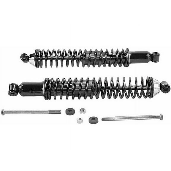 Rear Shock Absorber and Coil Spring Assembly - Compatible with 1981 - 1994 Dodge B250 1982 1983 1984 1985 1986 1987 1988 1989 1990 1991 1992 1993
