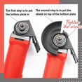 thumbnail image 4 of Angle Grinder Base Adjustable Metal Bracket Stand Holder Cover Balance Kits V9Y0, 4 of 6