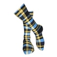 thumbnail image 5 of Leisure Hosiery 20in Lightweight Wear-Resistant Sweat-Wicking No Heel For Home Office Daily Use Cornflowerblue Buffalo Plaid Check Tartan Scotland_4, 5 of 8