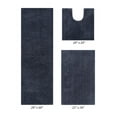 thumbnail image 3 of Better Trends 3 Piece Bathroom Rug Set 100% Polyester Bath Rug, Water Absorbent Non-Slip Bath Mat Machine Washable Micro Plush Collection - Charcoal, 3 of 3