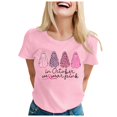thumbnail image 1 of YDLCAFD T shirt In October We Wear Shirt For Women Cancer T Shirt Short Sleeve Ribbon Tee Tops, 1 of 4
