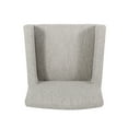 thumbnail image 3 of Christopher Knight Home Armga Fabric Upholstered Wood 26 inch Counter Stools (Set of 2) by  Light Gray, 3 of 5