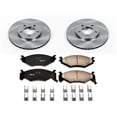 thumbnail image 3 of Power Stop Front Stock Replacement Brake Pad and Rotor Kit KOE4975, 3 of 8