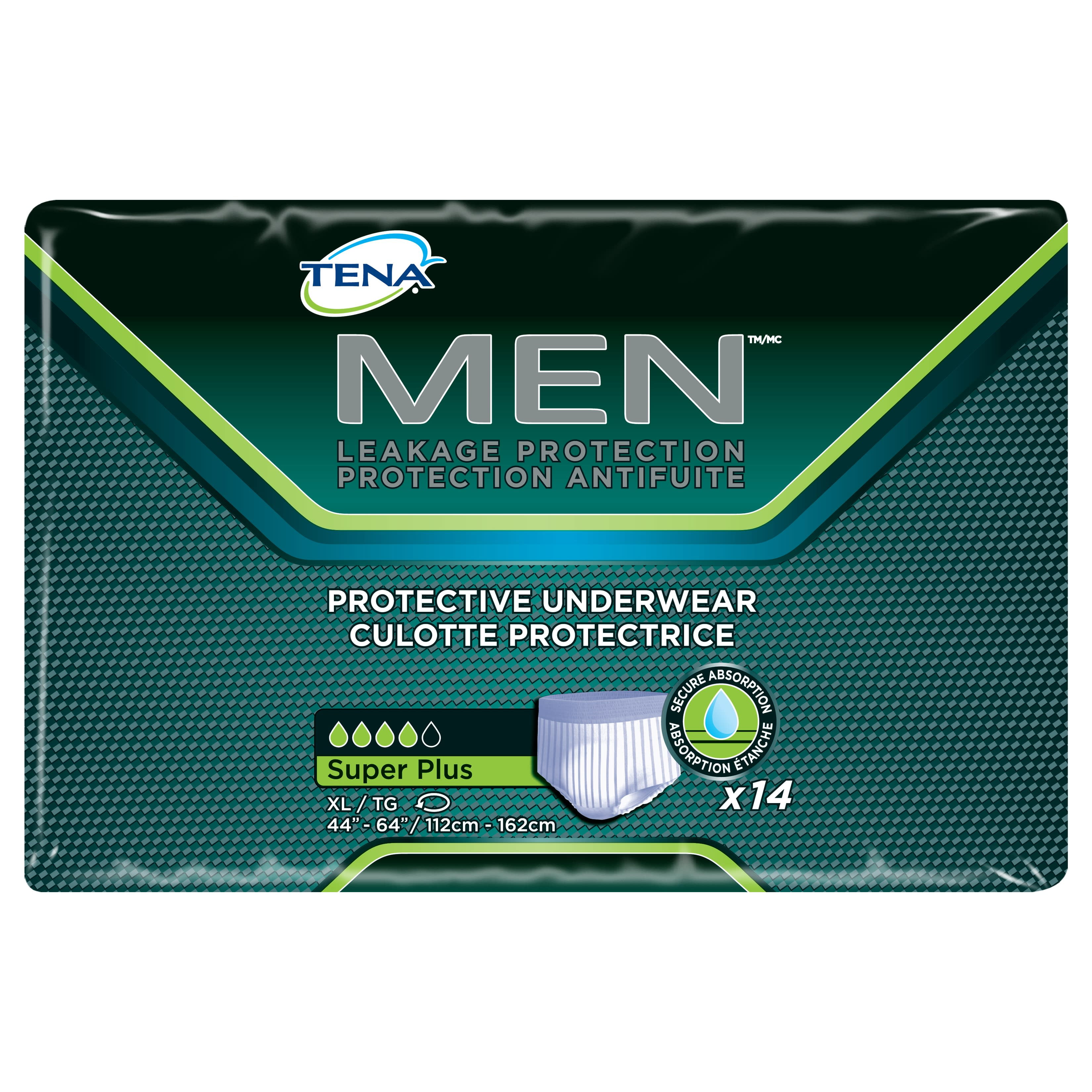 Tena Protective Incontinence Underwear for Men, XL, 14 ct