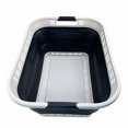 thumbnail image 1 of Cesto para ropa sucia SAMMART plegable 42 L (11 galones) gris, 1 of 6