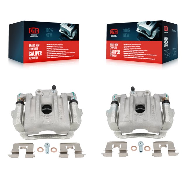CMX Rear Disc Brake Caliper Assembly Left Right Side (Driver Passenger) Kit for Car Hyundai Kia Sorento Santa Fe Sport XL KBC-100336