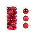 thumbnail image 2 of Ball Ornament Glossy Finish Decorative Sphere Multi‑Surface Style for Christmas Tree Holiday Decoration, 2 of 7