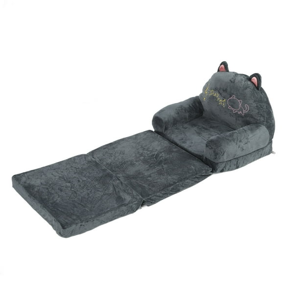 Toddler Chair Couch Convertible Sofa to Lounger Flip Open Couch Sleeper, Comfy Toddler Chair Bed for Home and Outdoor Use