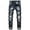 Style1, variant on SWSMCLT Men's Casual Pants Slim Fit Denim Jeans Stretch Autumn Mid Rise Straight Denim Pant Style2 30