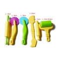 thumbnail image 2 of SNNROO 6pcs/set Kids Creative Color Play Dough Model Tool Toys 3D Plasticine Tools Playdough Set Early Learning Toys, 2 of 6