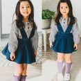 thumbnail image 2 of Douhoow Toddler Girls Denim Suspender Skirts Short Pleated Overalls Skirts, 2 of 8
