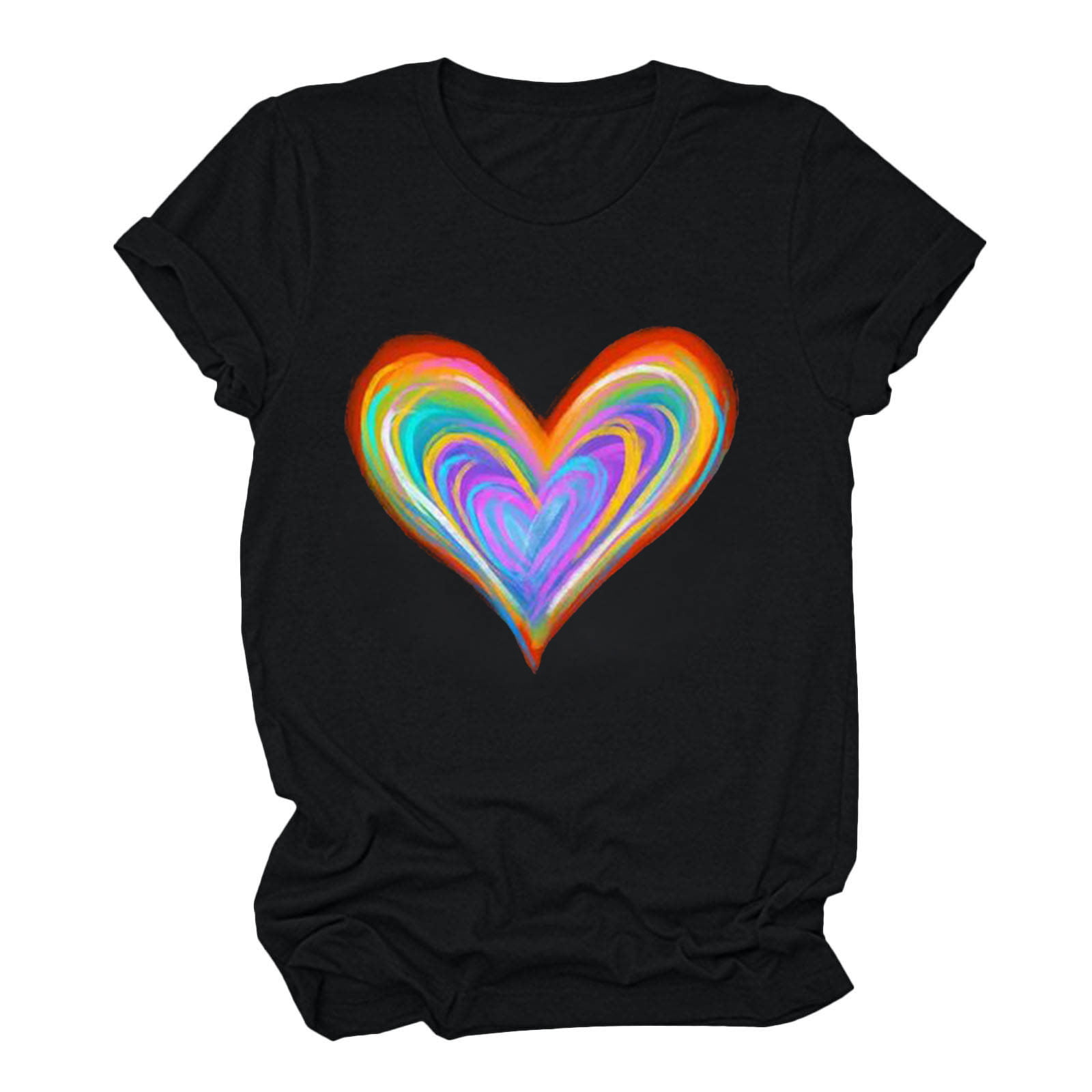 Pride Shirt Women Be You T-Shirt Rainbow Graphic Tee LGBT Equality Short Sleeve Tops