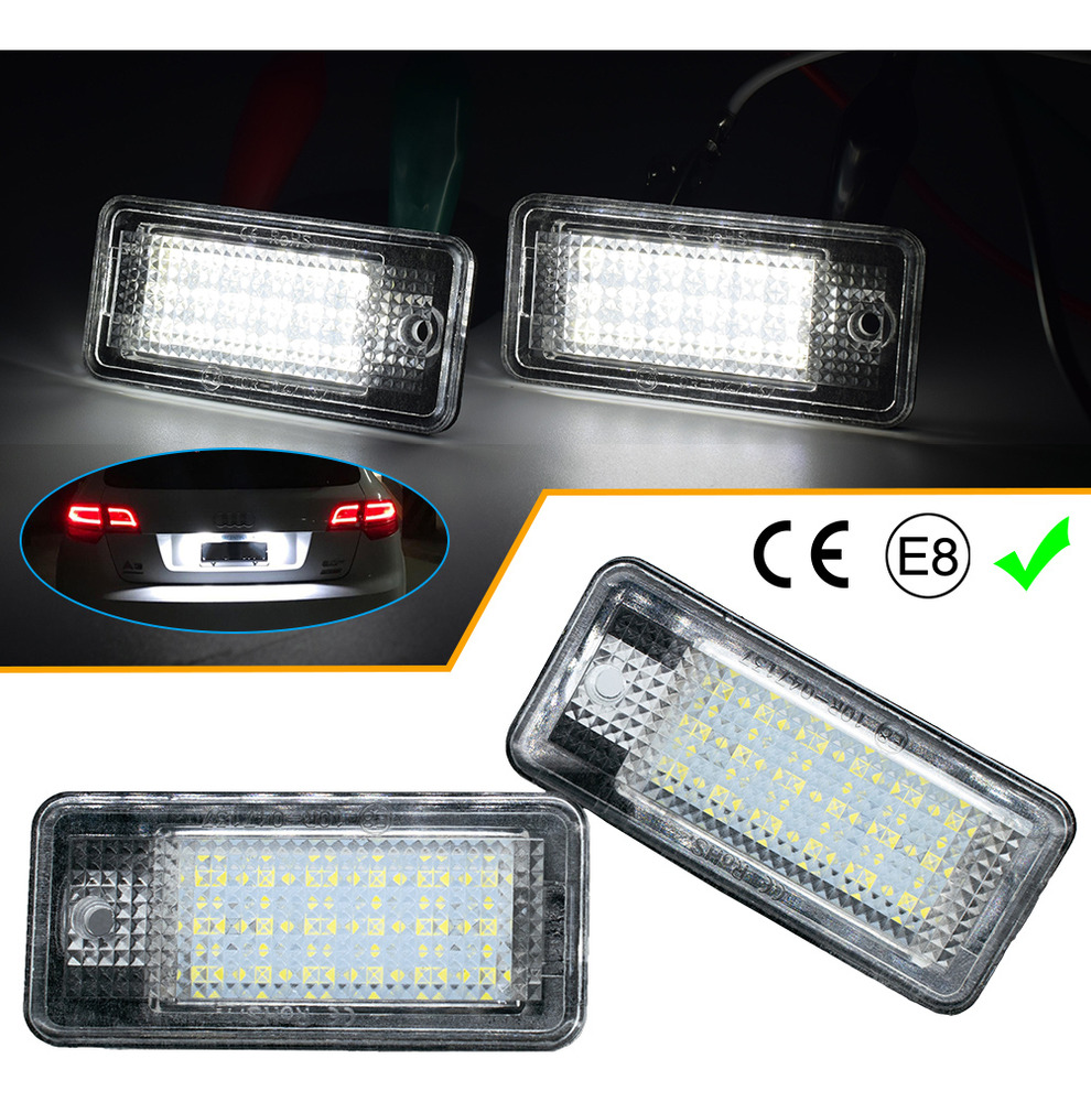 Applicable to License Plate Lights For Audi A3 8p A4 B6 B7 A5 A6 4f A8 Q7