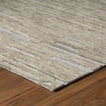 thumbnail image 3 of Addison Rugs Addison Dazzle Modern Hand Spun Latte Wool and Metallic Area Rug, 3 of 5