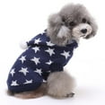 thumbnail image 1 of Halloween Pet Clothing Dog Sweater Dog Hooded Sweater Star Pattern Sweater, 1 of 5