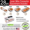 thumbnail image 2 of Surtido de conectores de cable WAGO 221, tuercas de palanca, 28 piezas con funda, 2 of 7