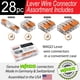 thumbnail image 2 of Surtido de conectores de cable WAGO 221, tuercas de palanca, 28 piezas con funda, 2 of 7