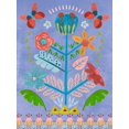 thumbnail image 2 of Wang, Melissa 12x14 White Modern Wood Framed Museum Art Print Titled - Embroidered Garden I, 2 of 4