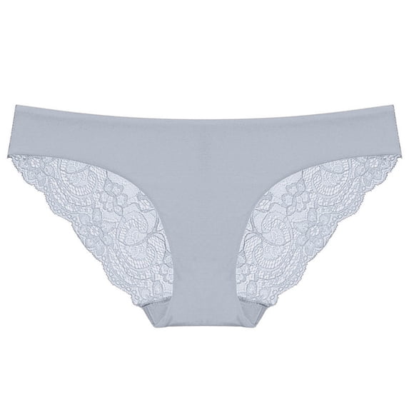 Hesxuno Sexy Lace Panties 1Pc Sexy Ladies Low-Rise Transparent Lace Panties Breathable Quality Underpants