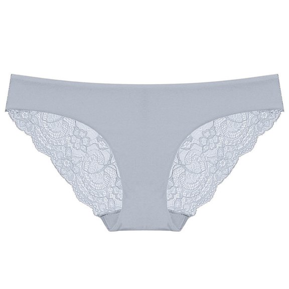 IROINNID Hipster Underwear For Women At Hip 1PC Sexy Ladies Low-Rise Transparent Lace Panties Breathable Quality Underpants Solid Color Panties