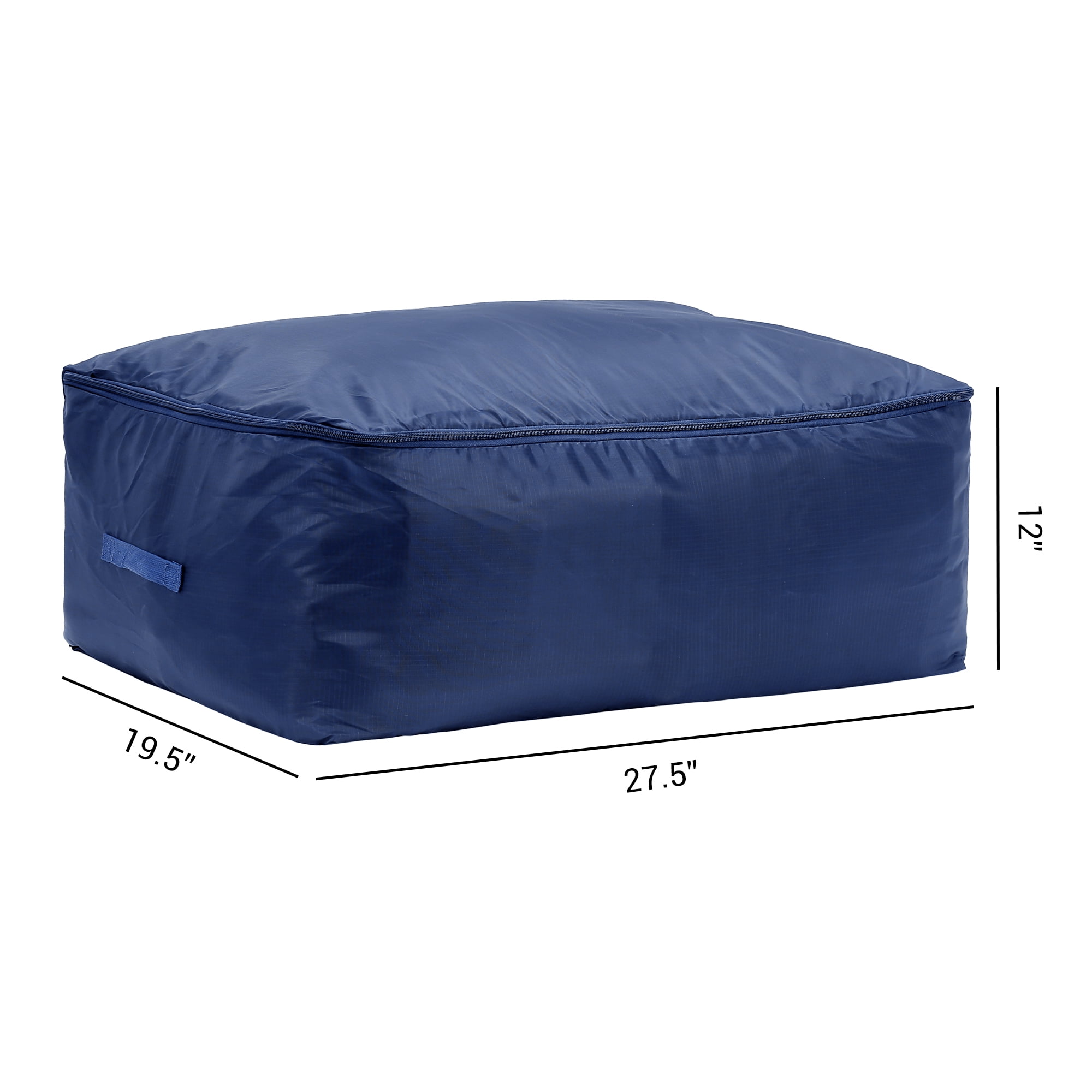 Unique Bargains 1 Pack Clothes Storage Bags Moving Bags Navy Blue 27.5*19.5*12in