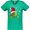 Kelly Green, variant on Inktastic Christmas Turtle in with Santa Hat and Snowflakes Women's V-Neck T-Shirt