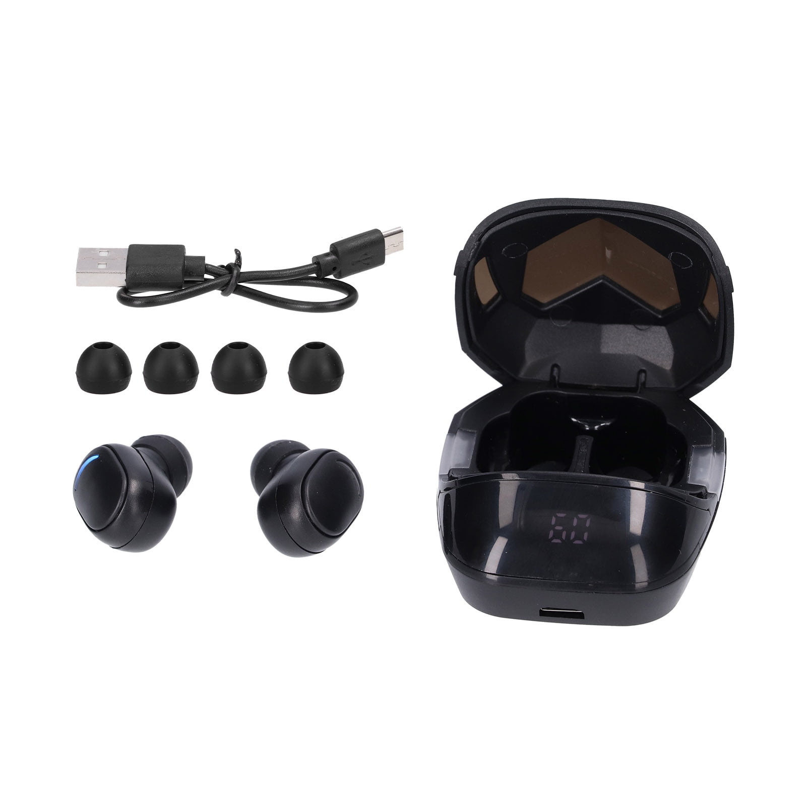 5.0 Earplugs, HIFI Wireless Headset Intelligent For Games