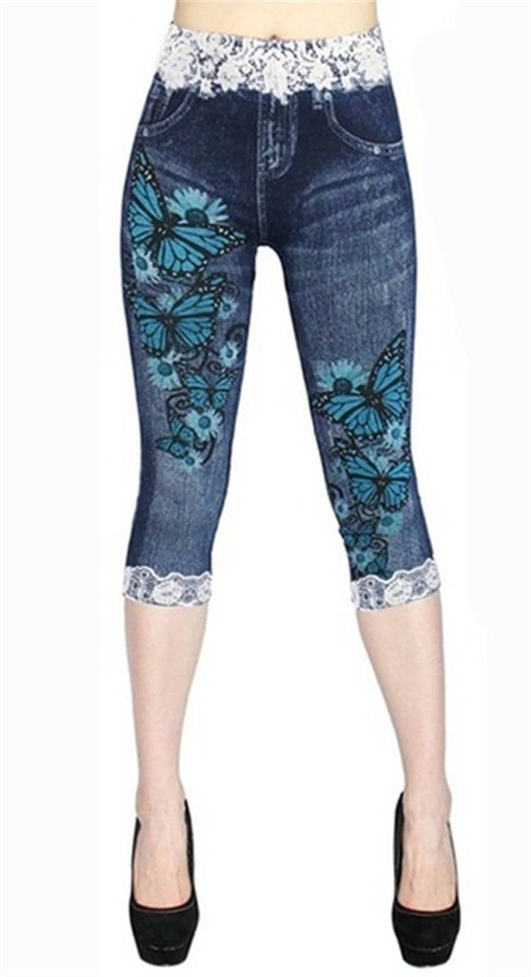 printed capri leggings for summer
