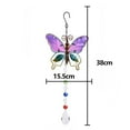 thumbnail image 2 of Colibrí Carillón de viento Colgante de cristal Arco iris Atrapasueños Iluminación Jardín Decoración Araña Accesorios de cristal Día de los Caídos Gi, 2 of 5