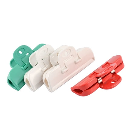 Unique BargainsHome Plastic Food Storage Grocery Bag Sealing Airtight Clips Clamps
